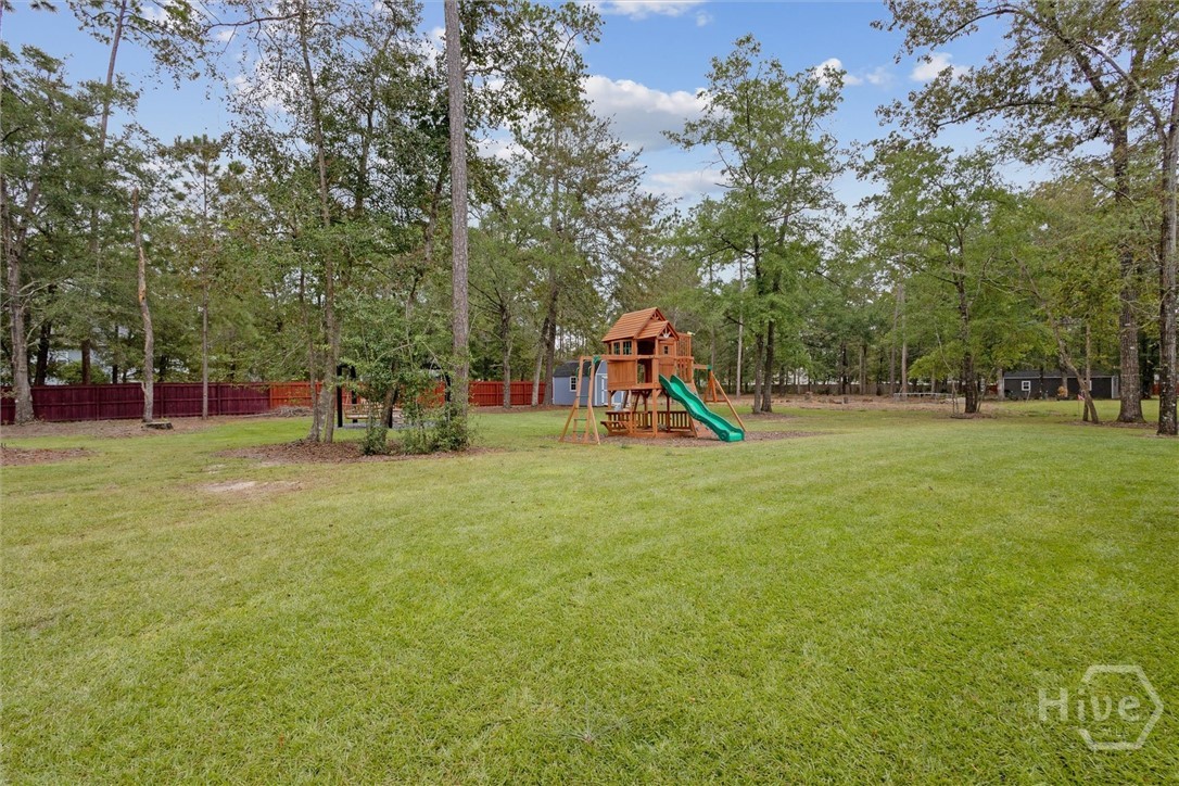 110 Ramsey Way Rincon, GA 31326 - Photo 43 of 51 Swing Set and Shed Stays
