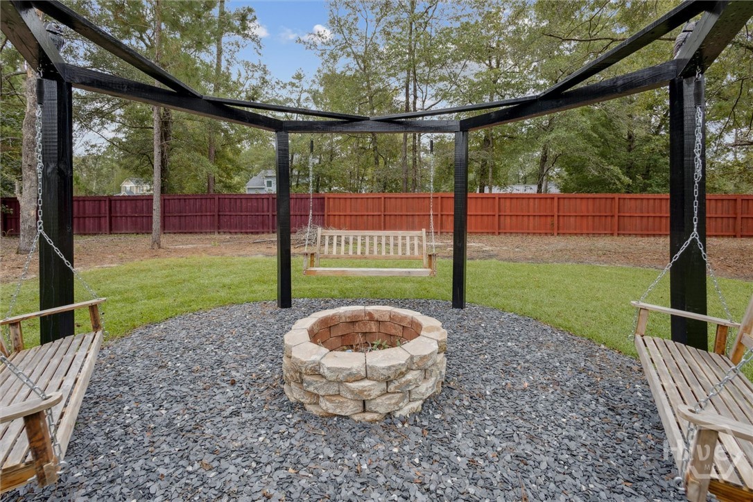 110 Ramsey Way Rincon, GA 31326 - Photo 45 of 51 Custom Fire Pit Stays