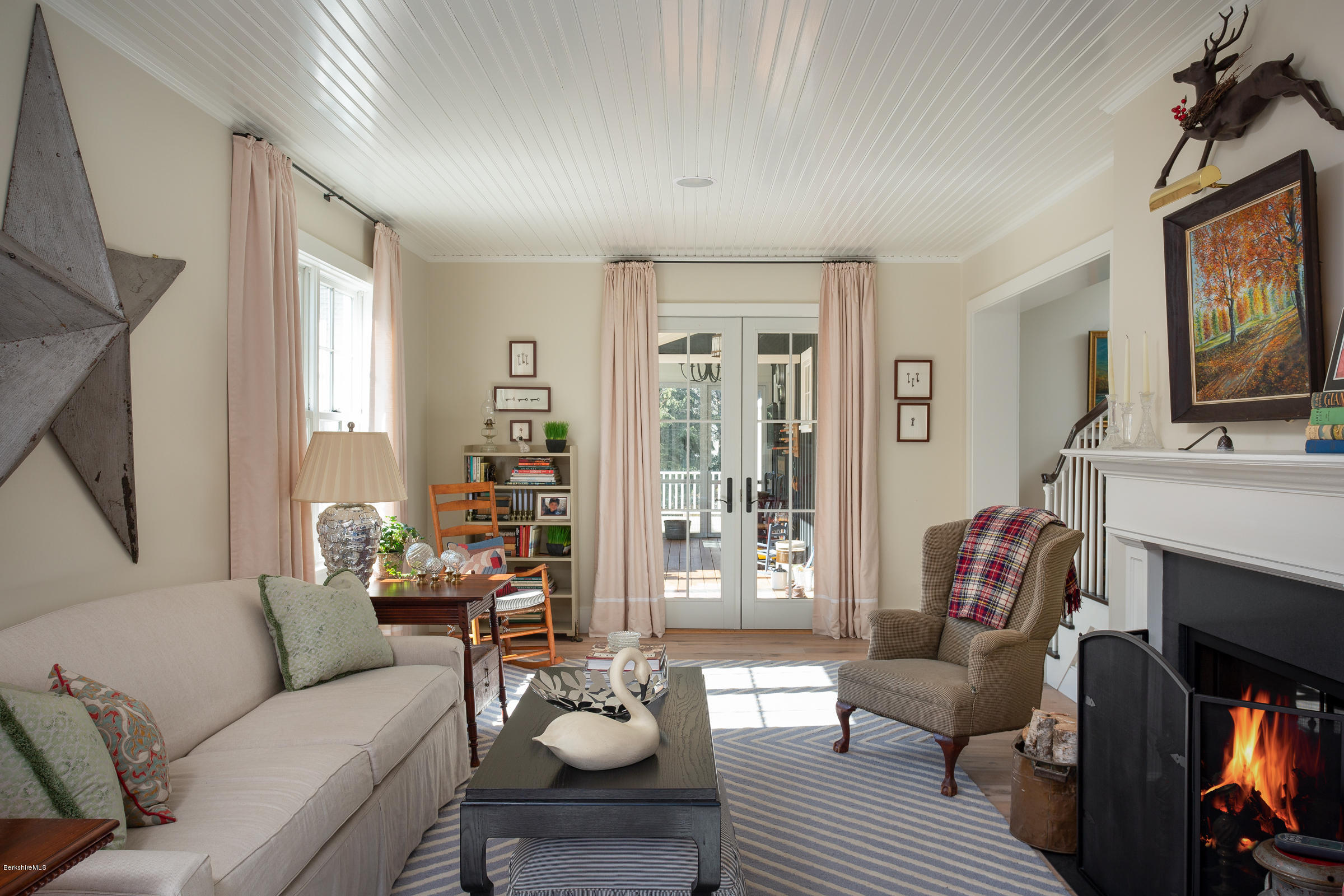 522 Main Road Monterey, MA 01245 - Photo 13 of 33 Living room facing west