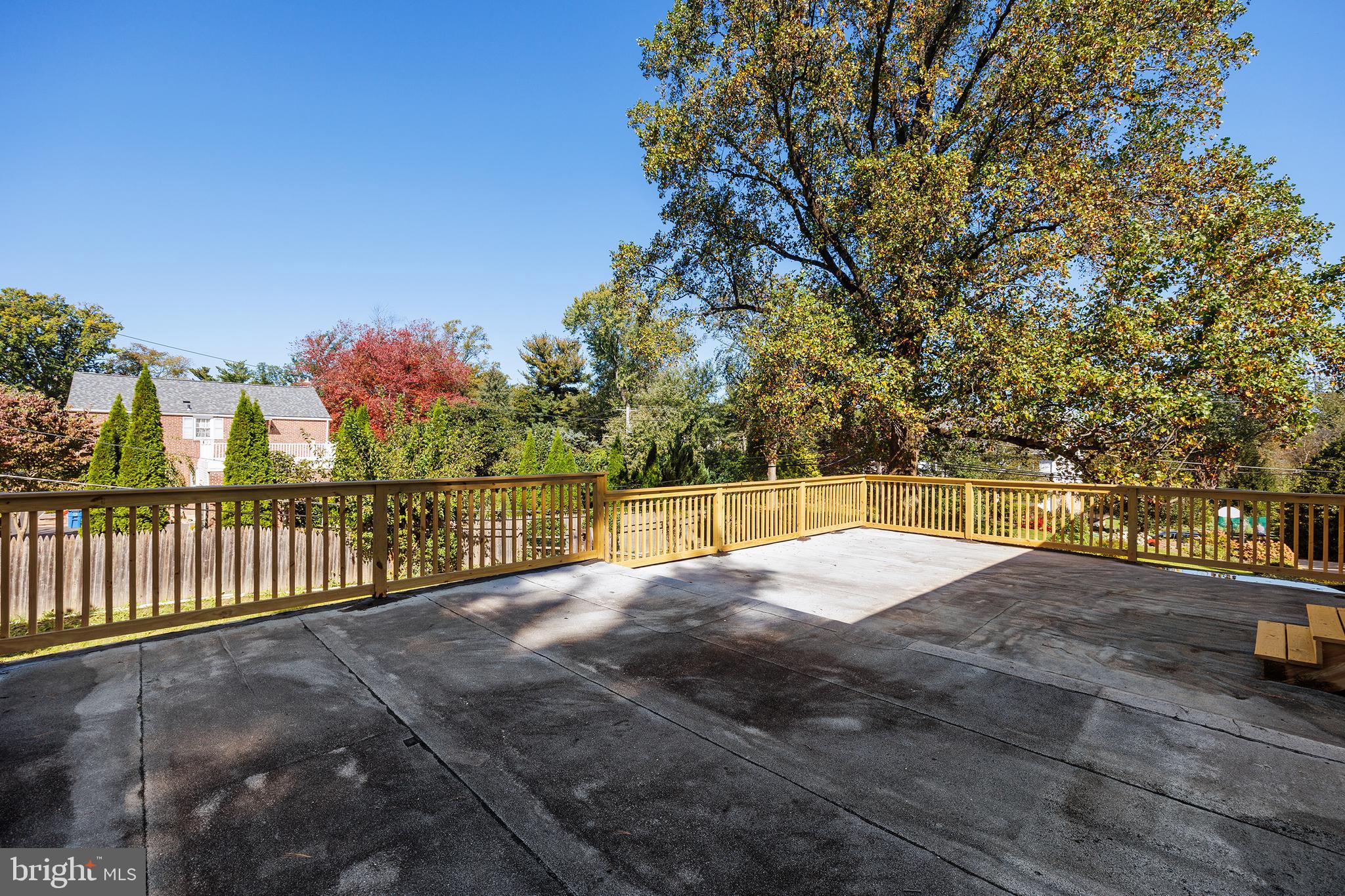 316 Sinkler Road Wyncote, PA 19095 - Photo 36 of 37 Rooftop Deck Over Looking Rear Yard & Pool Area