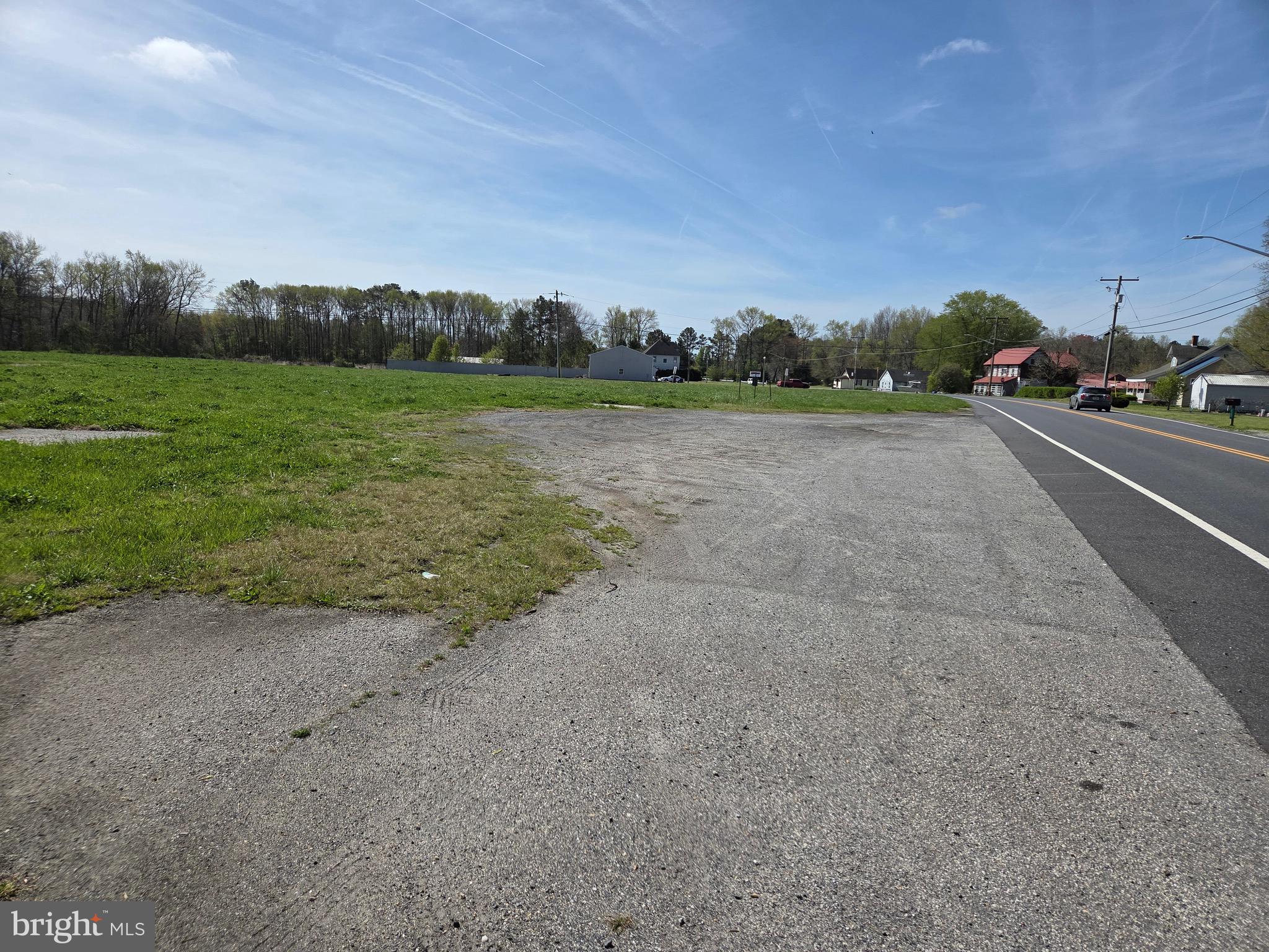 7745 Gumboro Road Pittsville, MD 21850 - Photo 18 of 22 View from NW corner South on Gumboro Rd