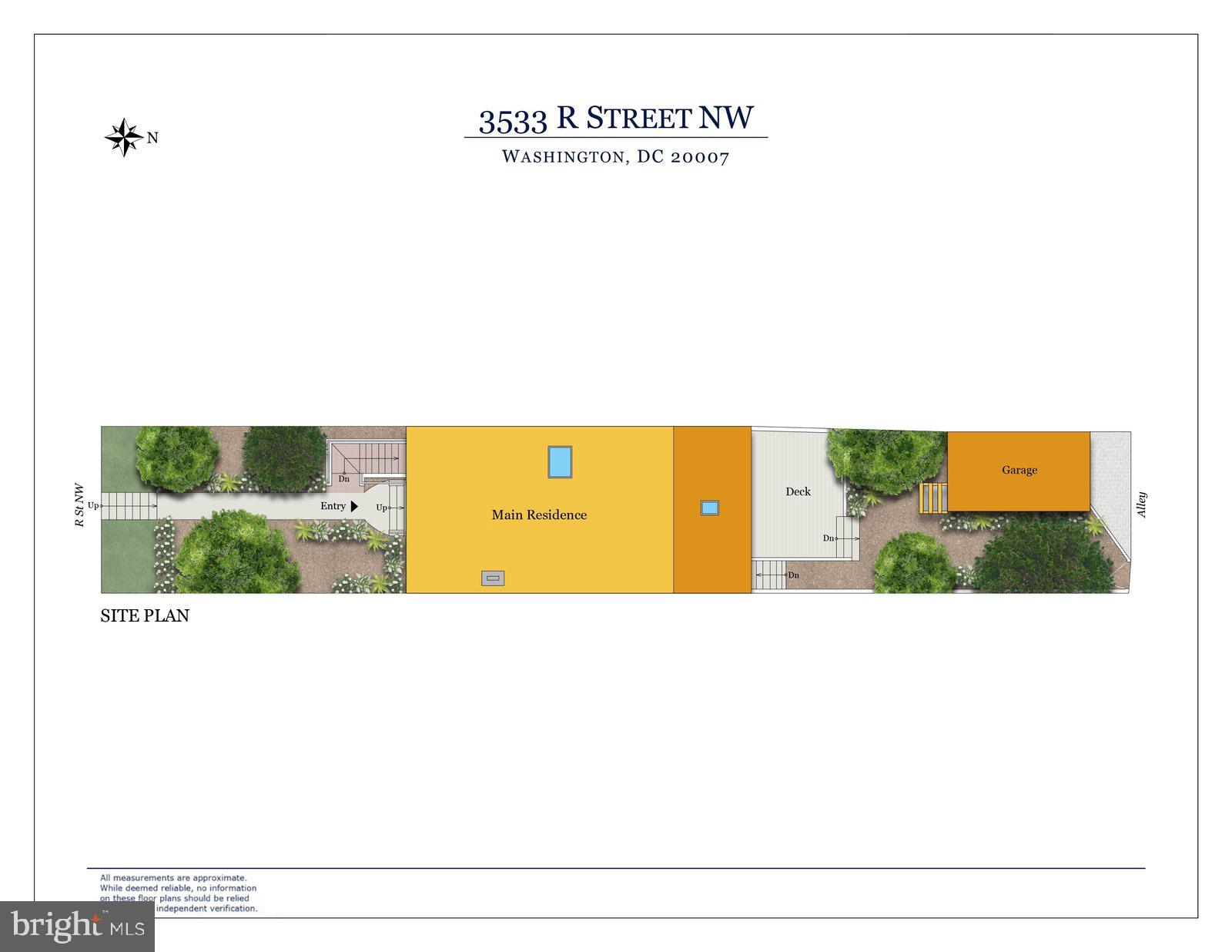 3533 R Street Northwest Washington, DC 20007 - Photo 26 of 27 Site Plan