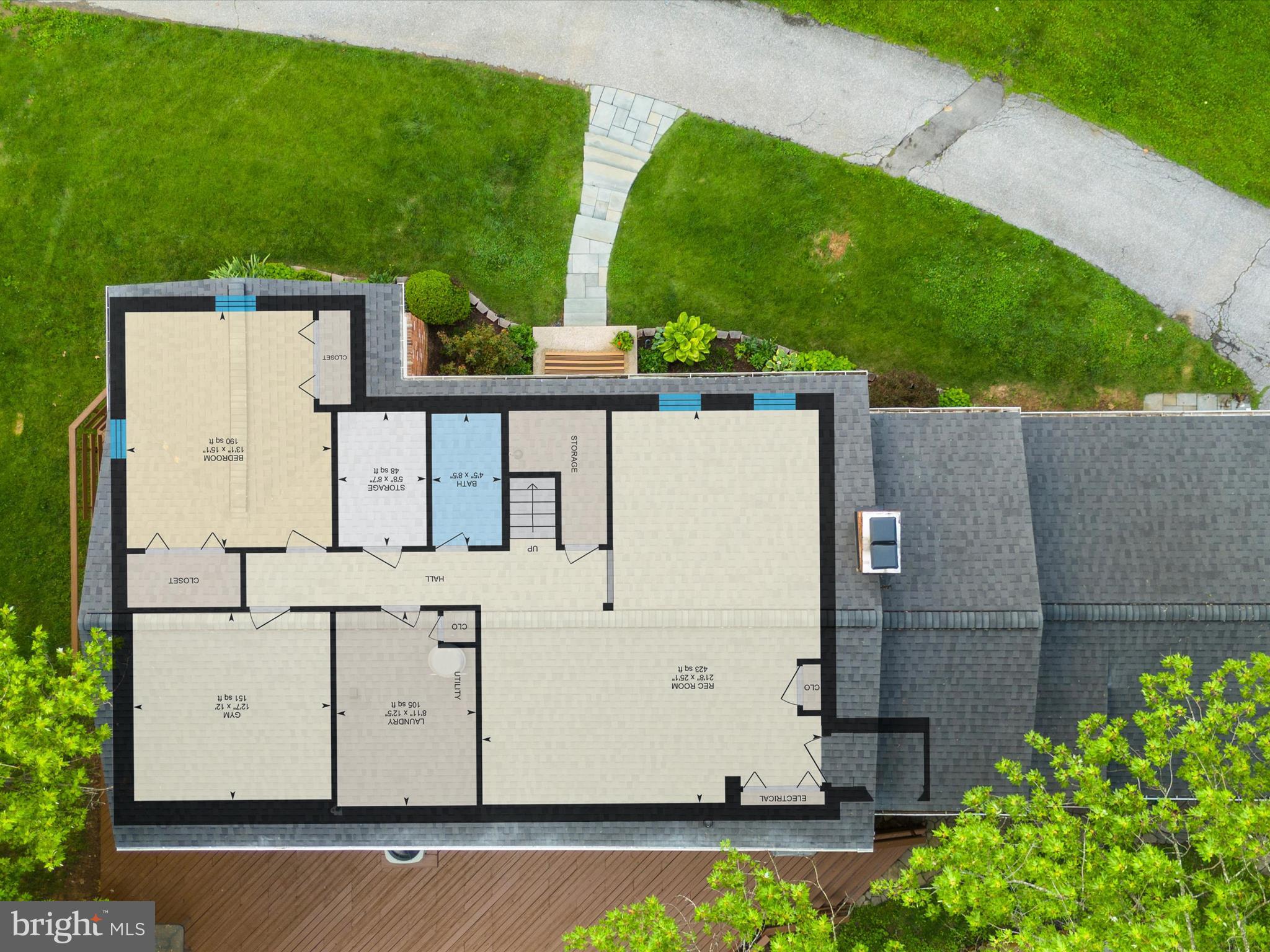 5306 Stone Road Frederick, MD 21703 - Photo 59 of 61 an aerial view of a house with a yard basket ball court and outdoor seating