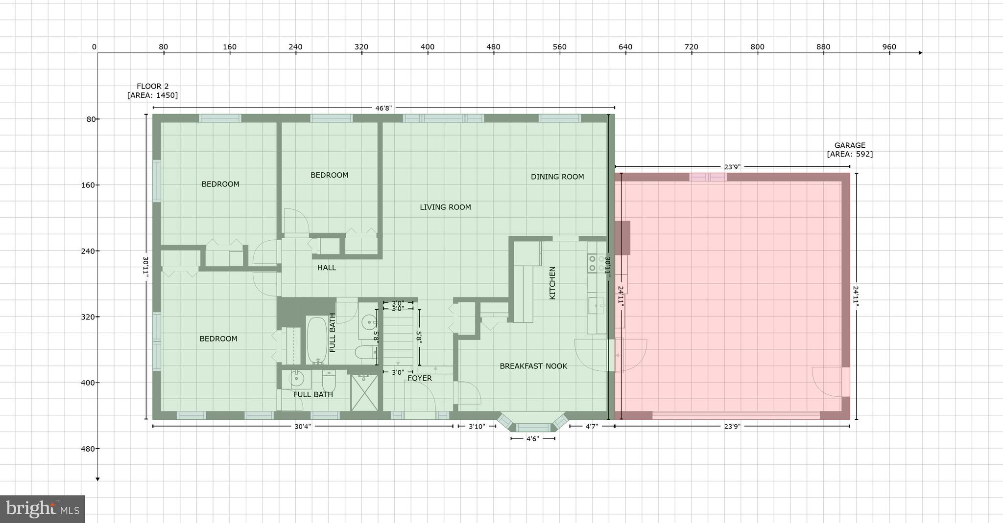 601 Windmill Lane Silver Spring, MD 20905 - Photo 41 of 42 Floor Plan