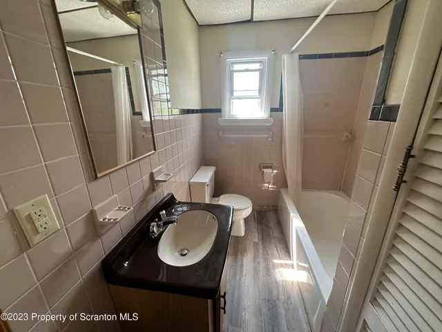 a bathroom with a sink a mirror a toilet and a shower
