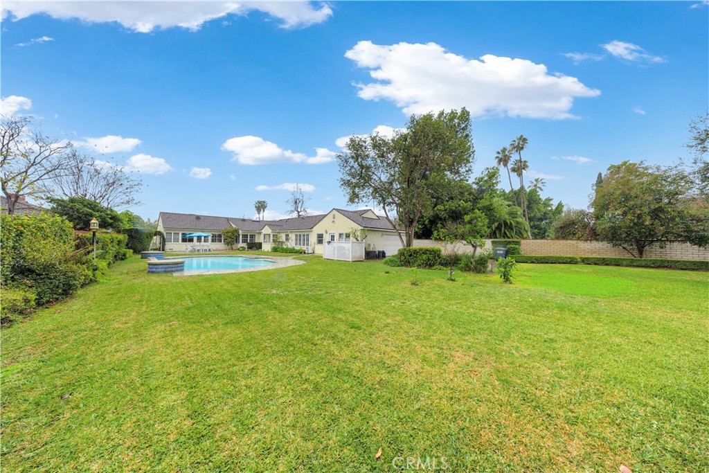 2835 Devonport Road San Marino, CA 91108 - Photo 48 of 54 a view of an house with backyard space and garden