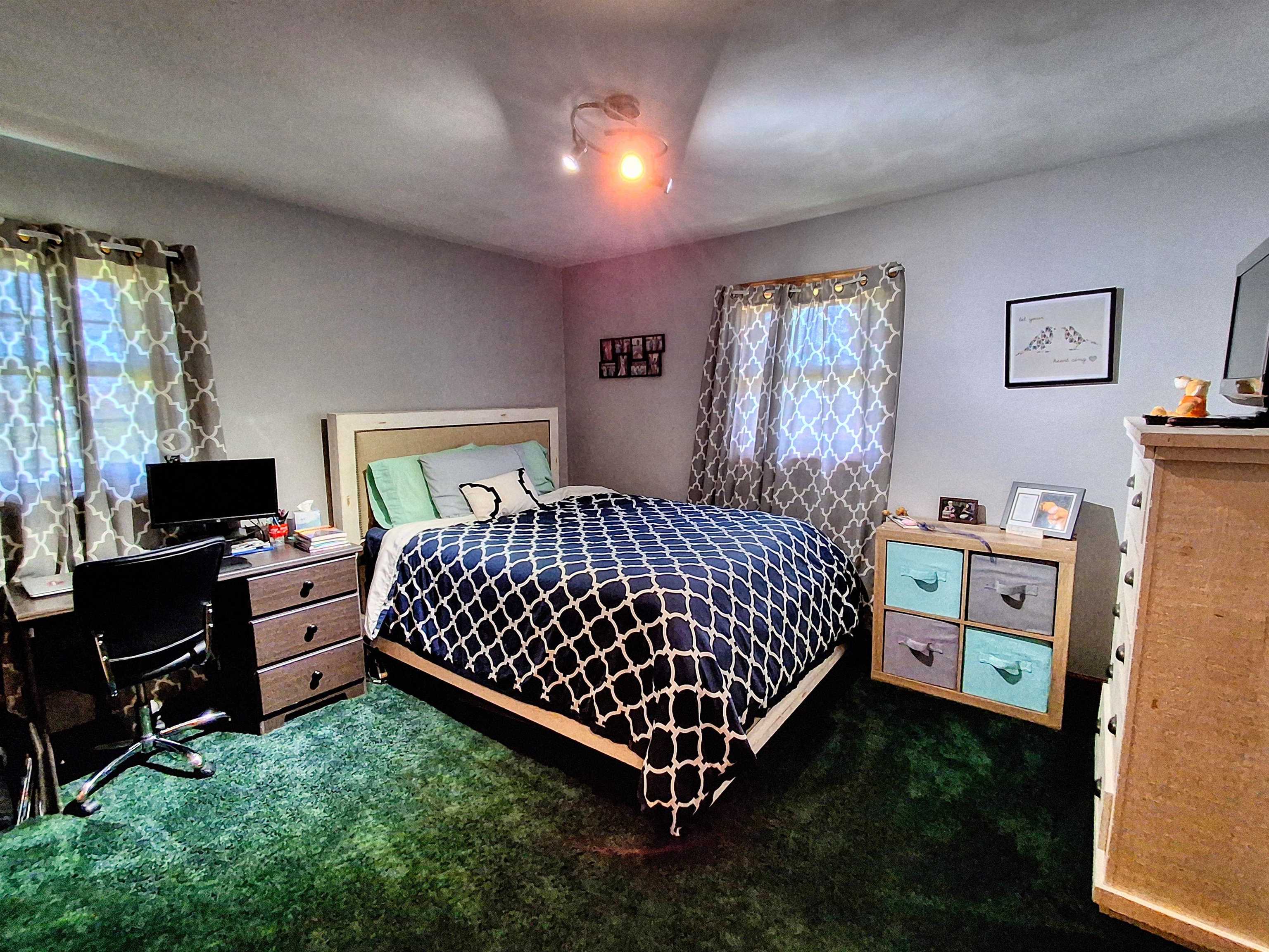 7009 West Pearl City Road Freeport, IL 61032 - Photo 20 of 35 a bedroom with a bed and a desk