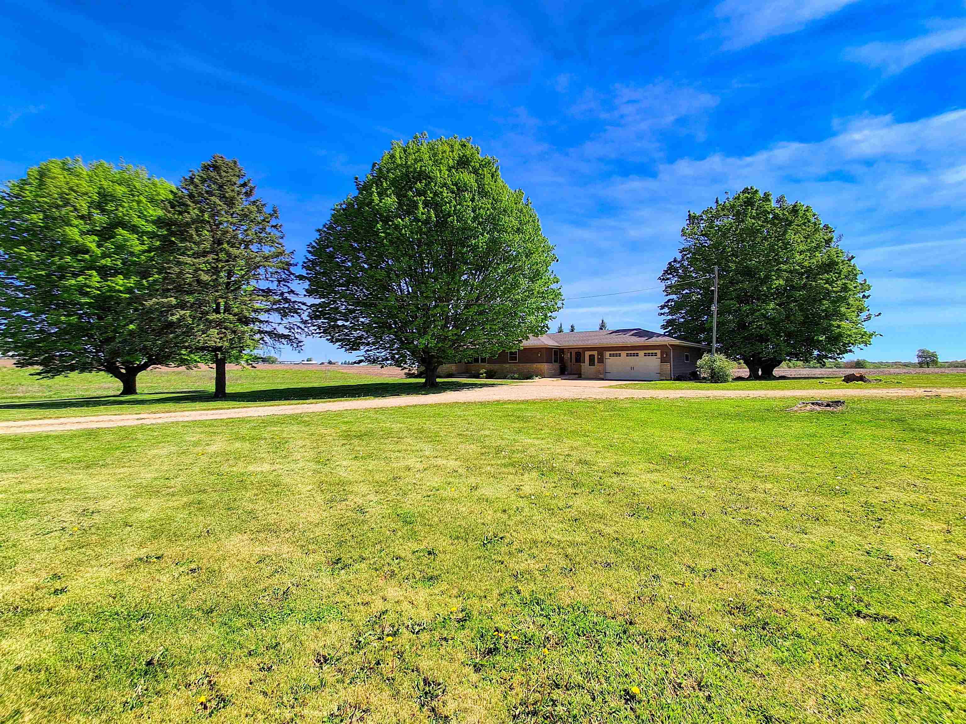 7009 West Pearl City Road Freeport, IL 61032 - Photo 26 of 35 a view of yard with swimming pool and green space