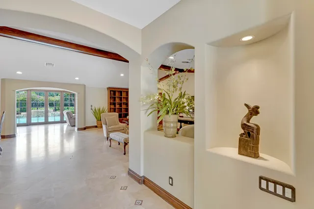 wooden floor in a room