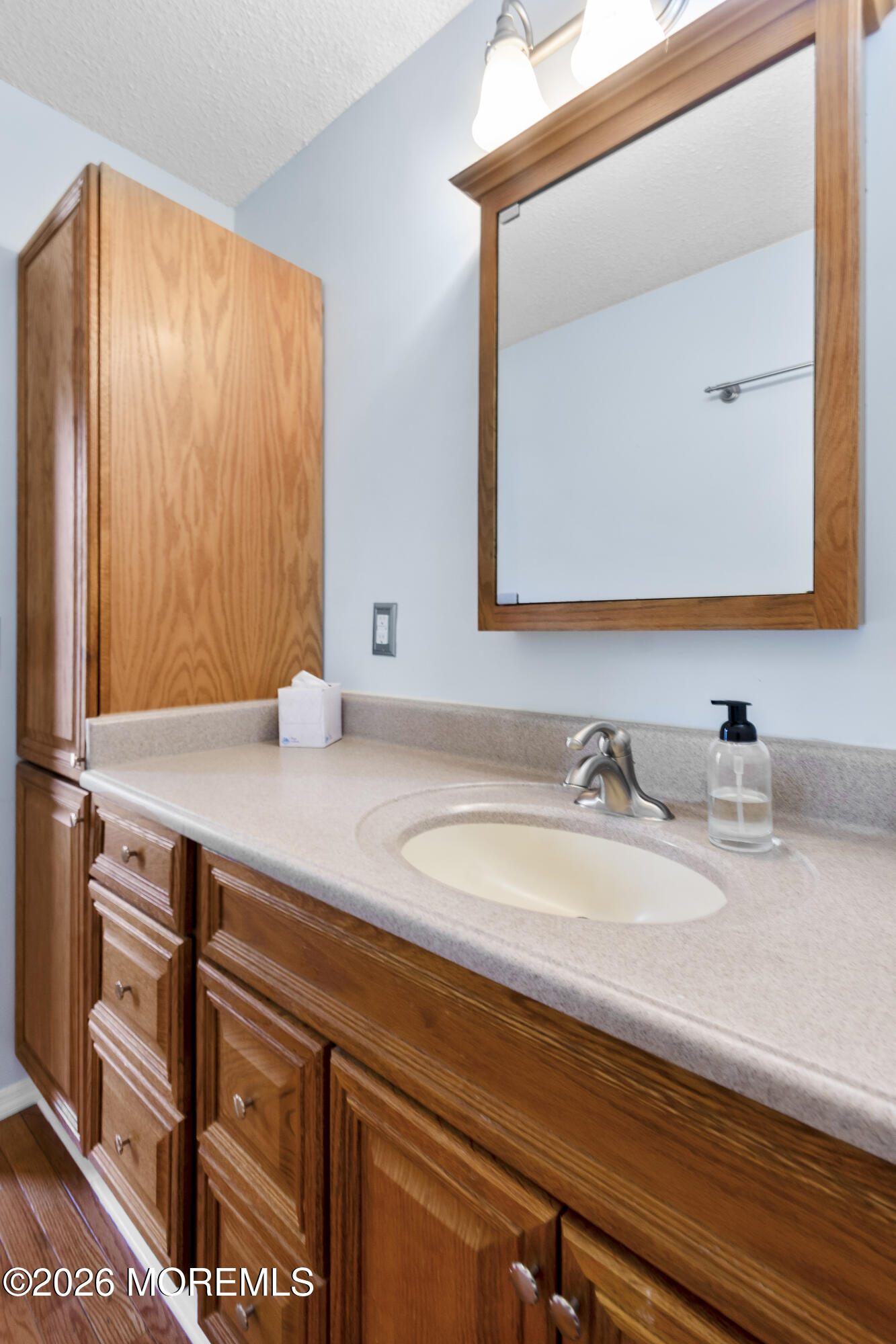 46 Hickory Hill Road Jackson, NJ 08527 - Photo 21 of 33 a bathroom with a sink and a mirror