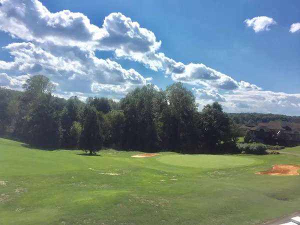 a view of a golf course