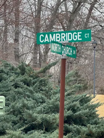 a sign that is on a pole