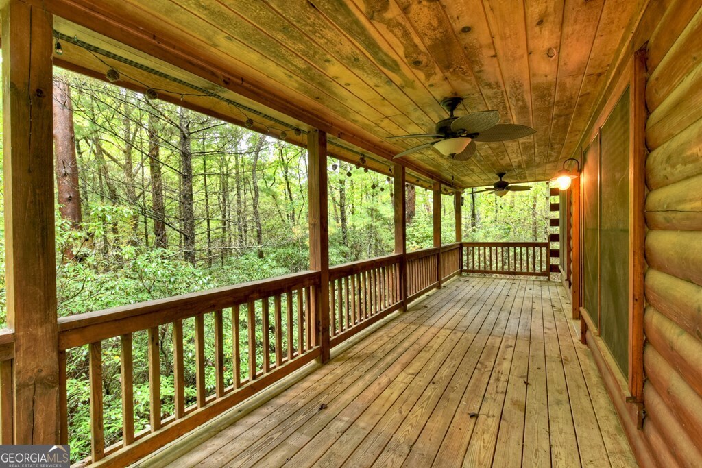 63 Posey Road Blue Ridge, GA 30513 - Photo 16 of 21 a view of balcony with wooden floor