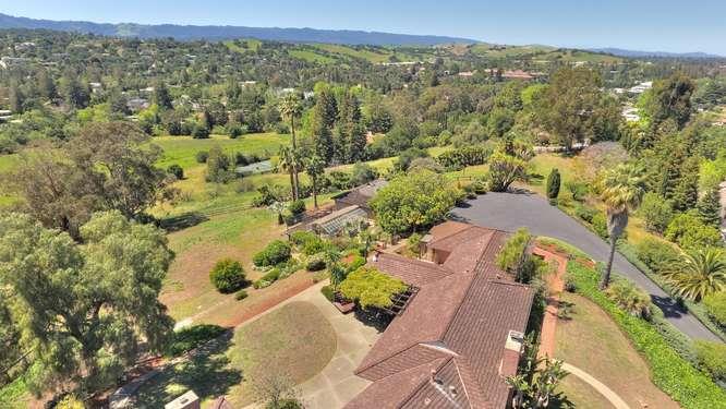 26140 Robb Road Palo Alto, CA 94306 - Photo 7 of 28 an aerial view of residential houses with outdoor space