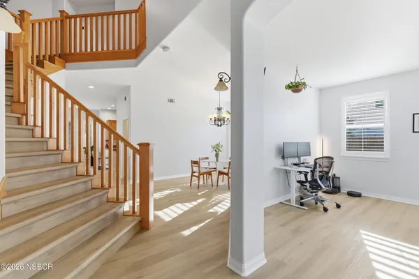 a view of entryway and hall