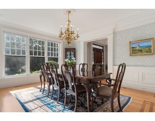 45 Pine Street Weston, MA 02493 - Photo 7 of 27 a view of a dining room with furniture window and outside view