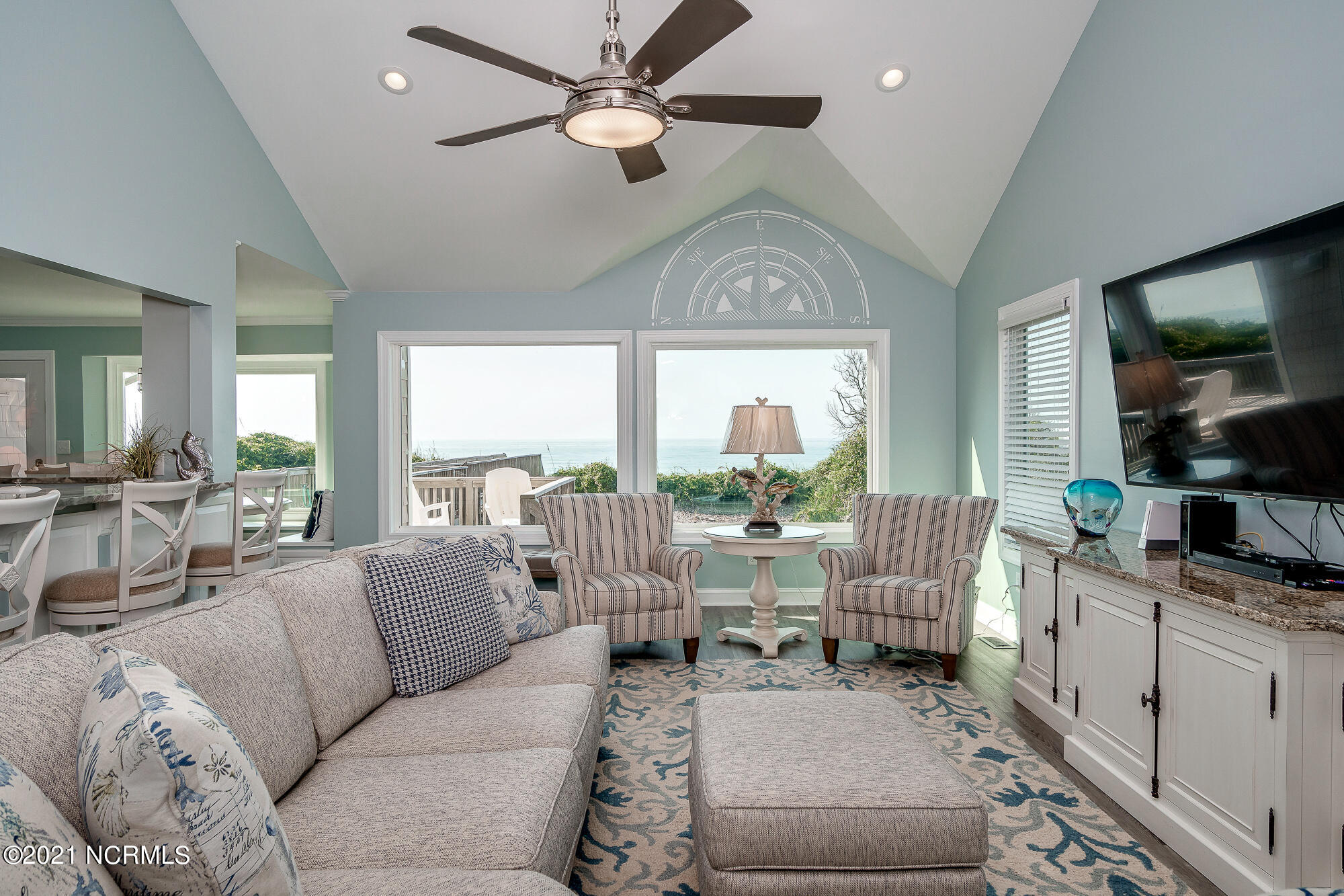 703 Salter Path Road Indian Beach, NC 28512 - Photo 3 of 62 Open concept living area