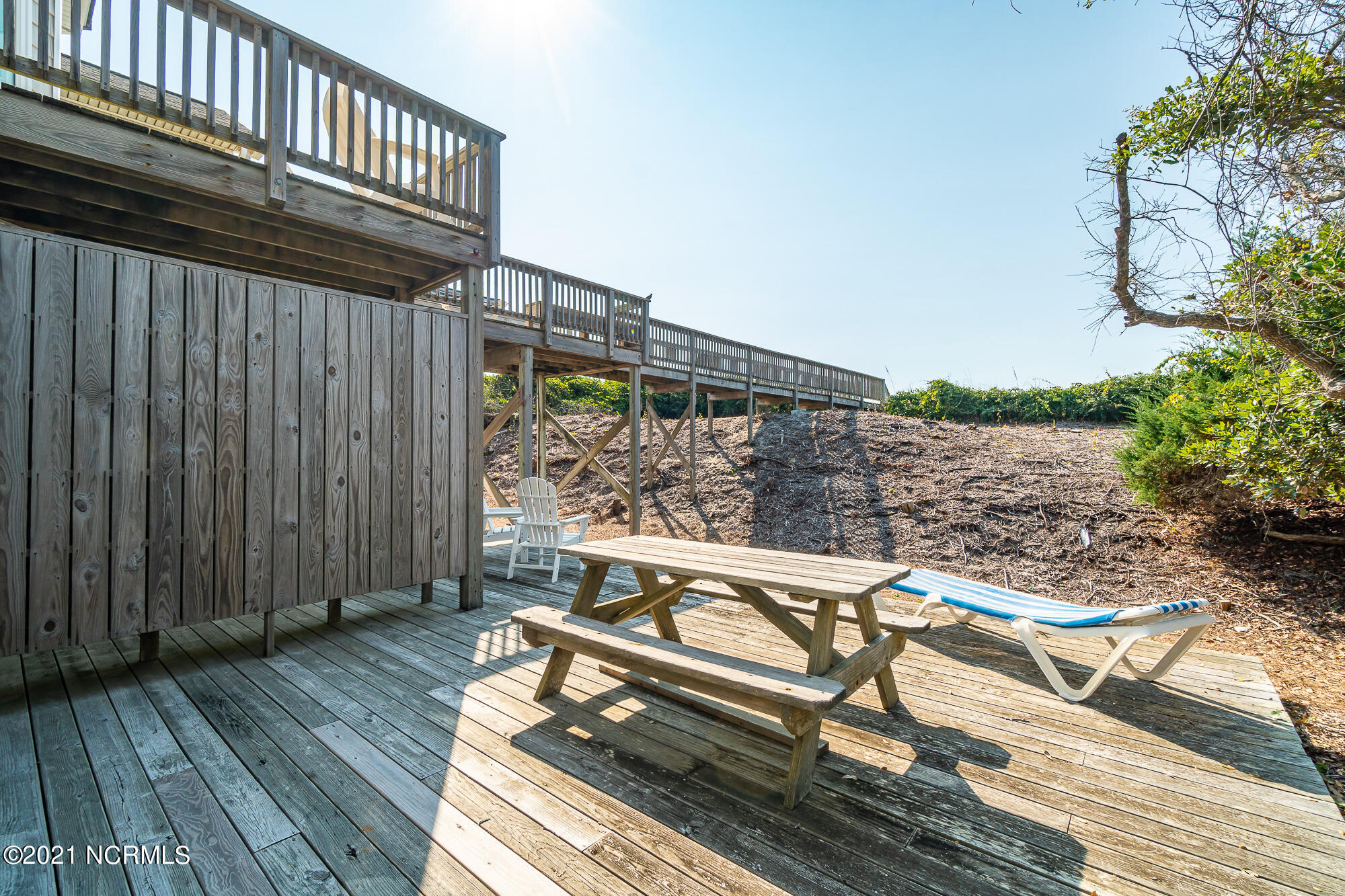 703 Salter Path Road Indian Beach, NC 28512 - Photo 44 of 62 Ground level decks