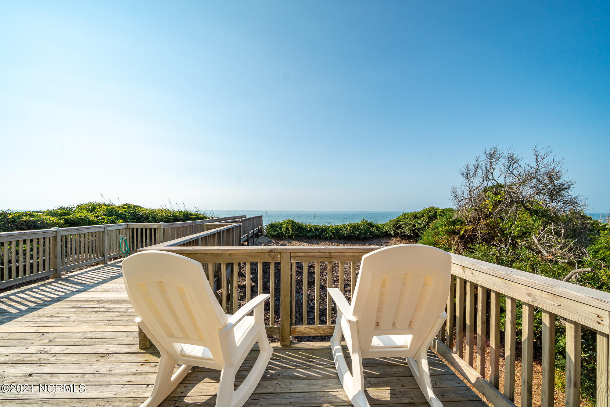 703 Salter Path Road Indian Beach, NC 28512 - Photo 8 of 62 Large deck in back leading to beach