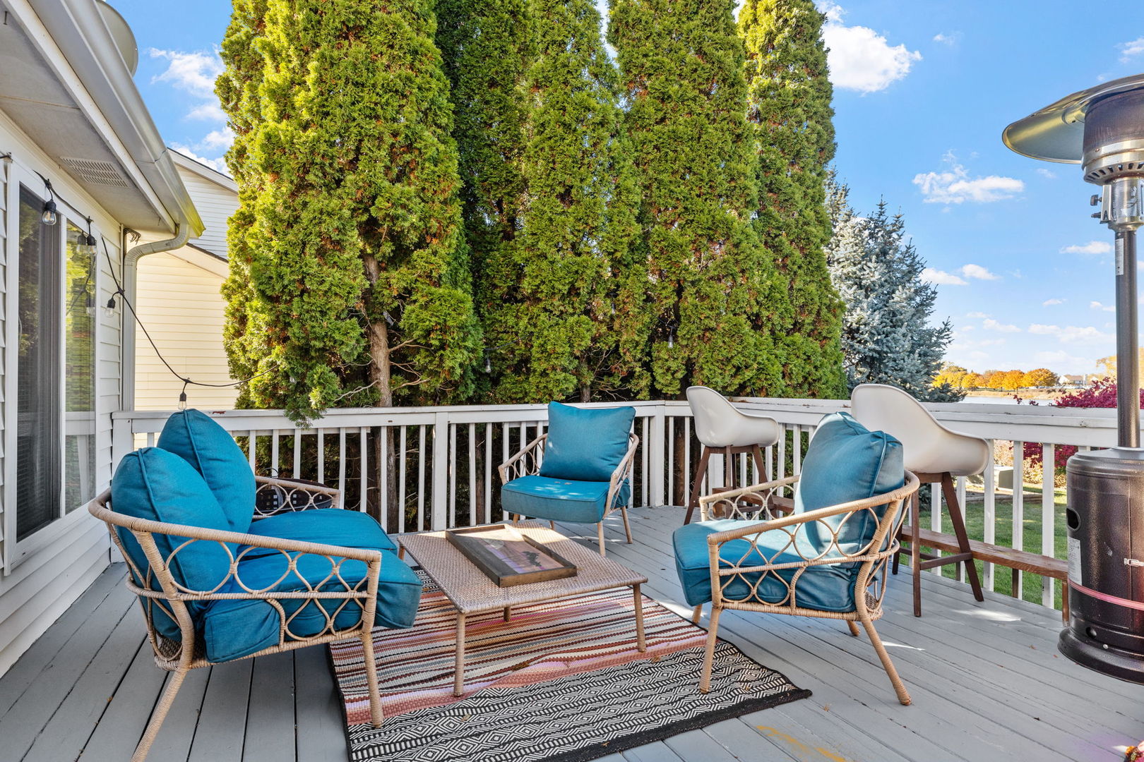 14058 South Hemingway Circle Plainfield, IL 60544 - Photo 17 of 23 a view of a chairs and table on the deck