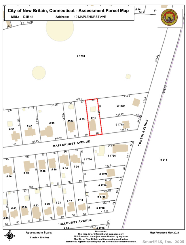 19 Maplehurst Avenue New Britain, CT 06053 - Photo 4 of 4 a black and white photo of a painting