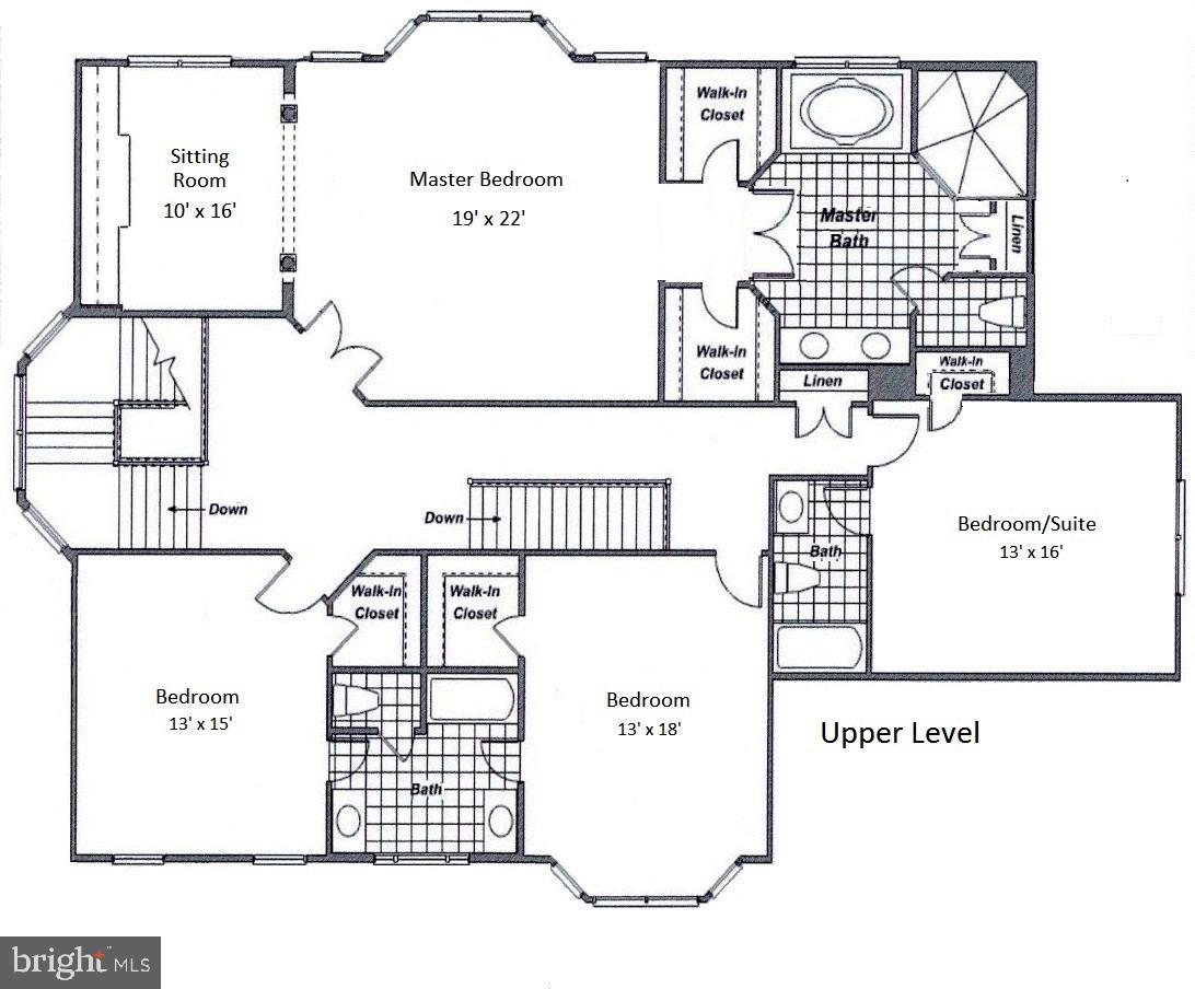 8314 Roxborough Loop Gainesville, VA 20155 - Photo 92 of 93 Upper Level Floor Plan