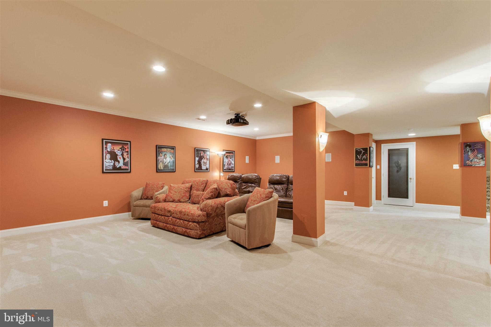 8314 Roxborough Loop Gainesville, VA 20155 - Photo 59 of 93 Open Media Area with Theater Seating