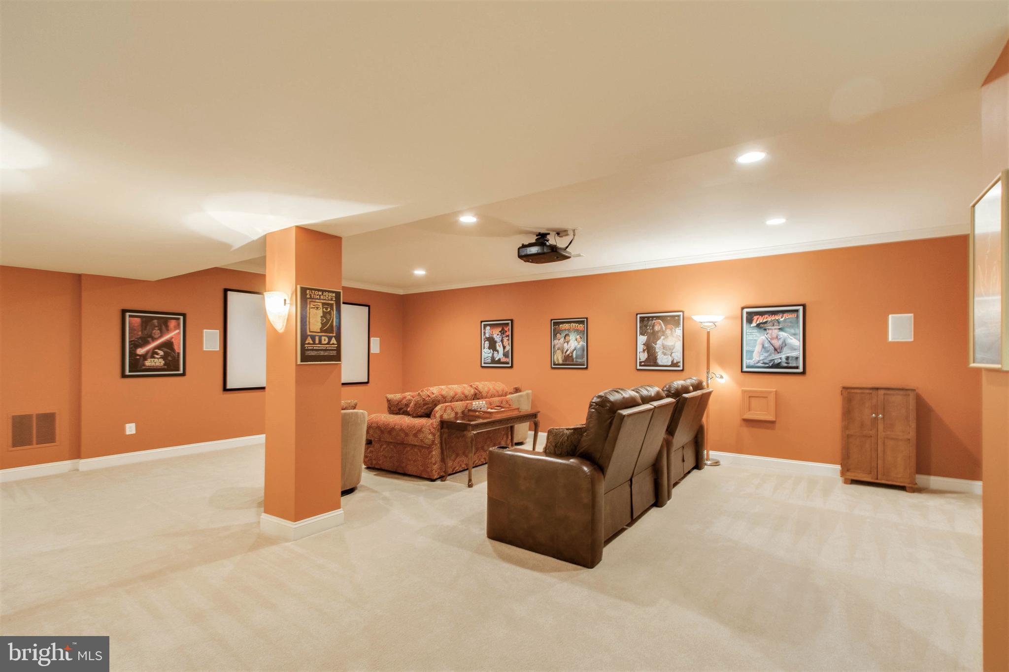 8314 Roxborough Loop Gainesville, VA 20155 - Photo 60 of 93 Surround Sound System, Projector & Screen convey