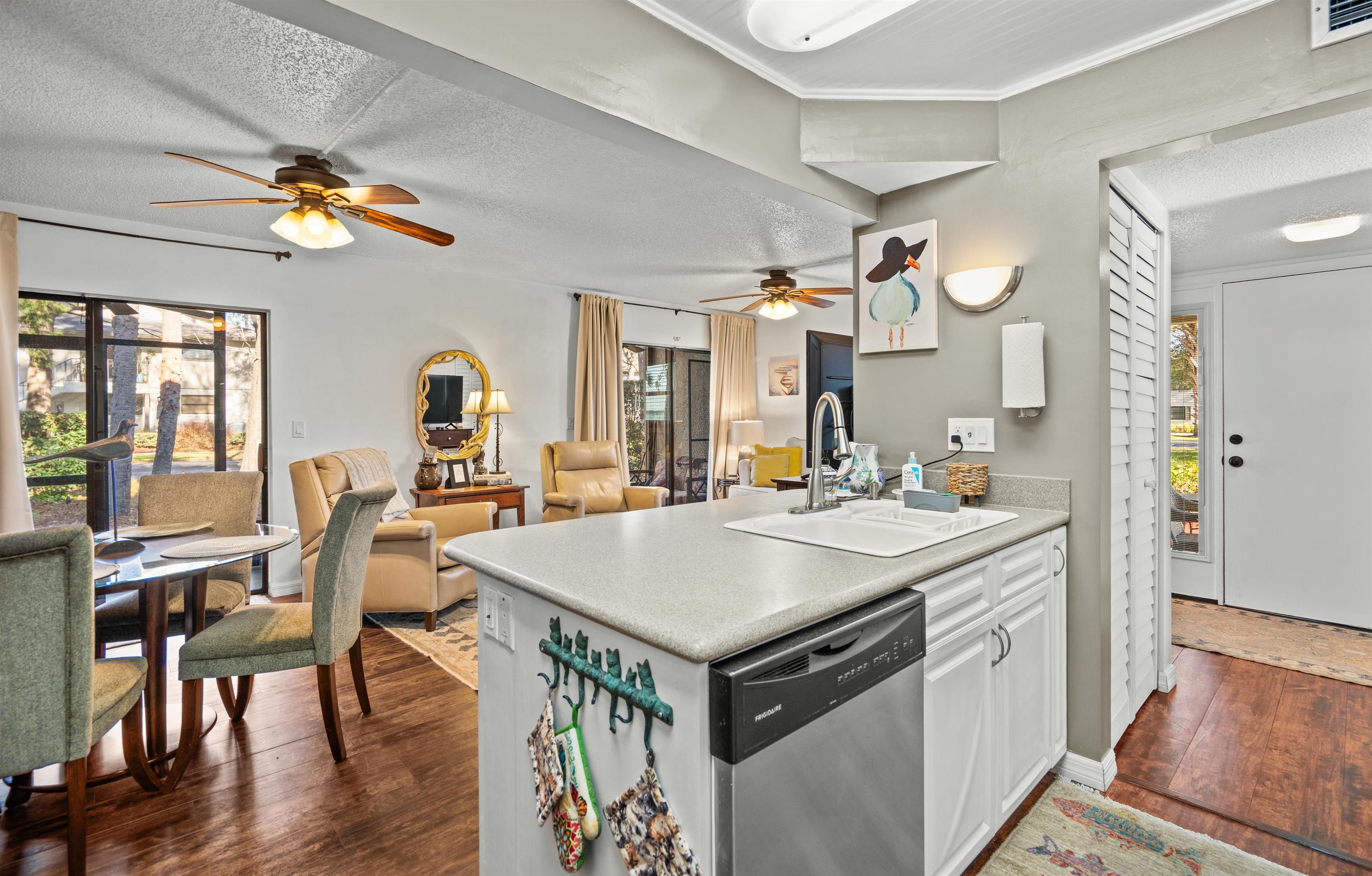 11 Tarragona Court St. Augustine, FL 32086 - Photo 20 of 33 a view of kitchen island a sink and living room