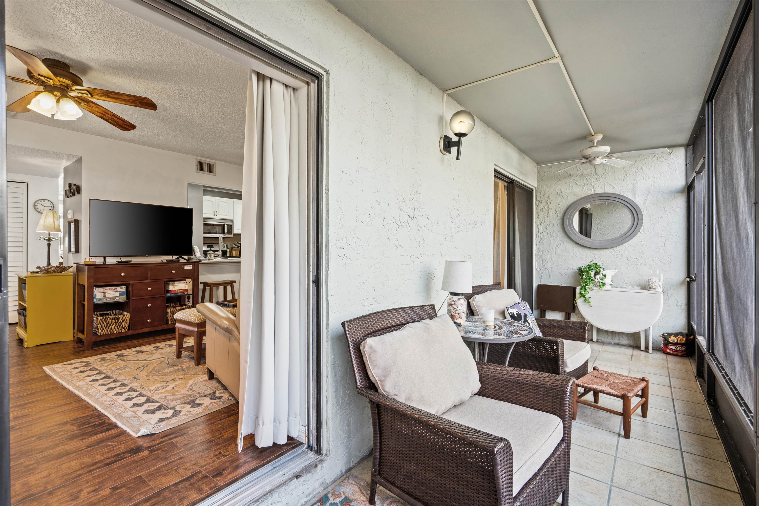 11 Tarragona Court St. Augustine, FL 32086 - Photo 8 of 33 a view of a workspace with furniture and a flat screen tv