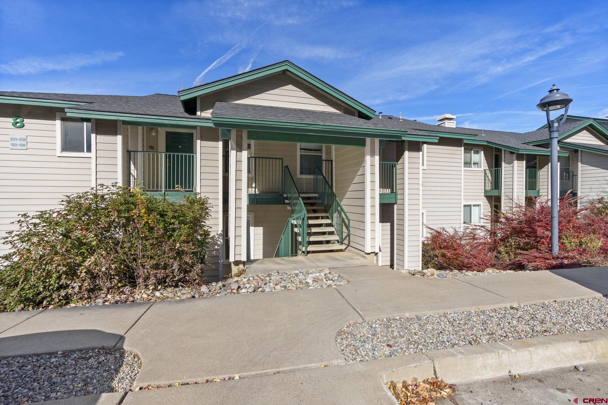 front view of a house with a porch