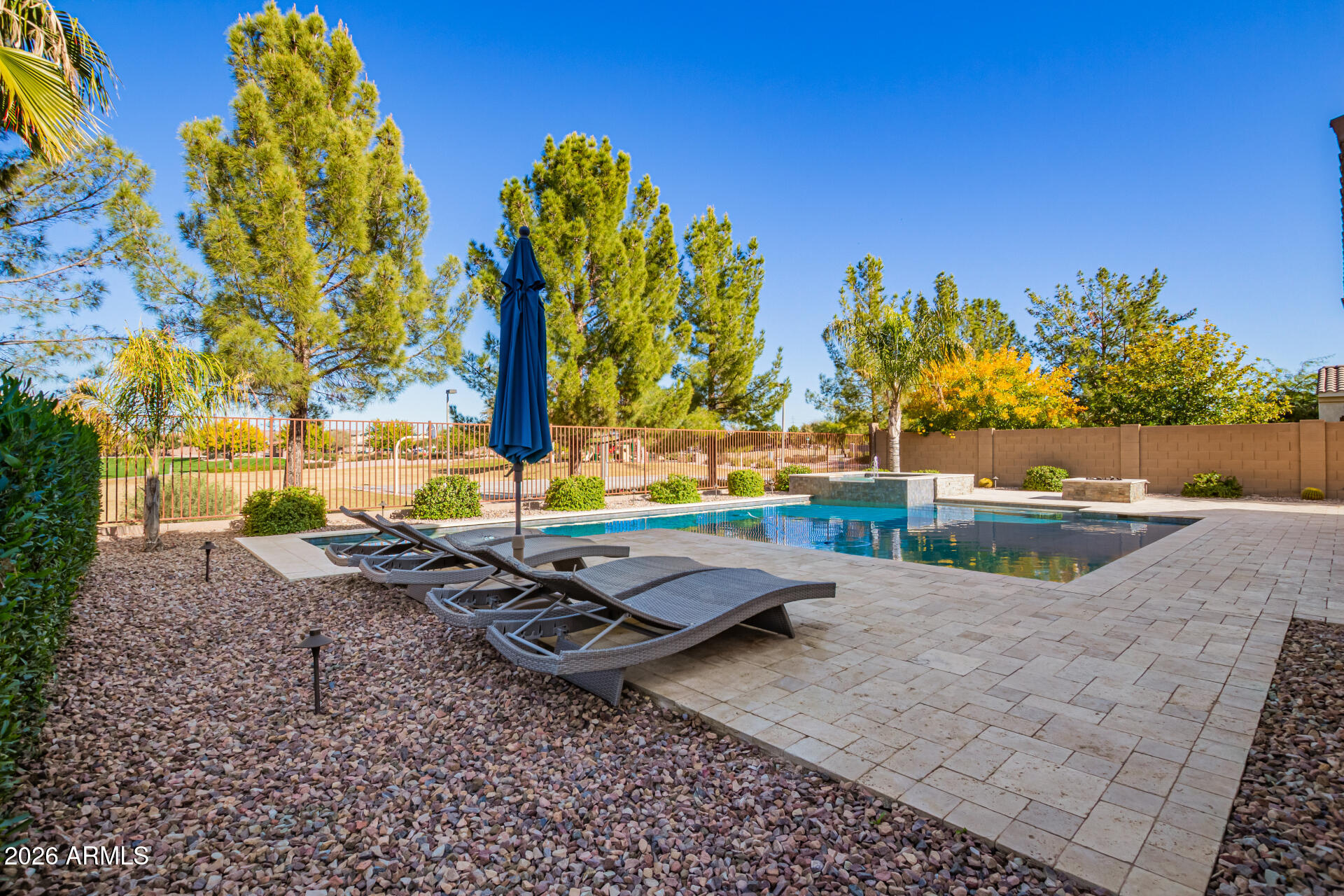 22116 East Rosa Road Queen Creek, AZ 85142 - Photo 47 of 48 Backyard View F