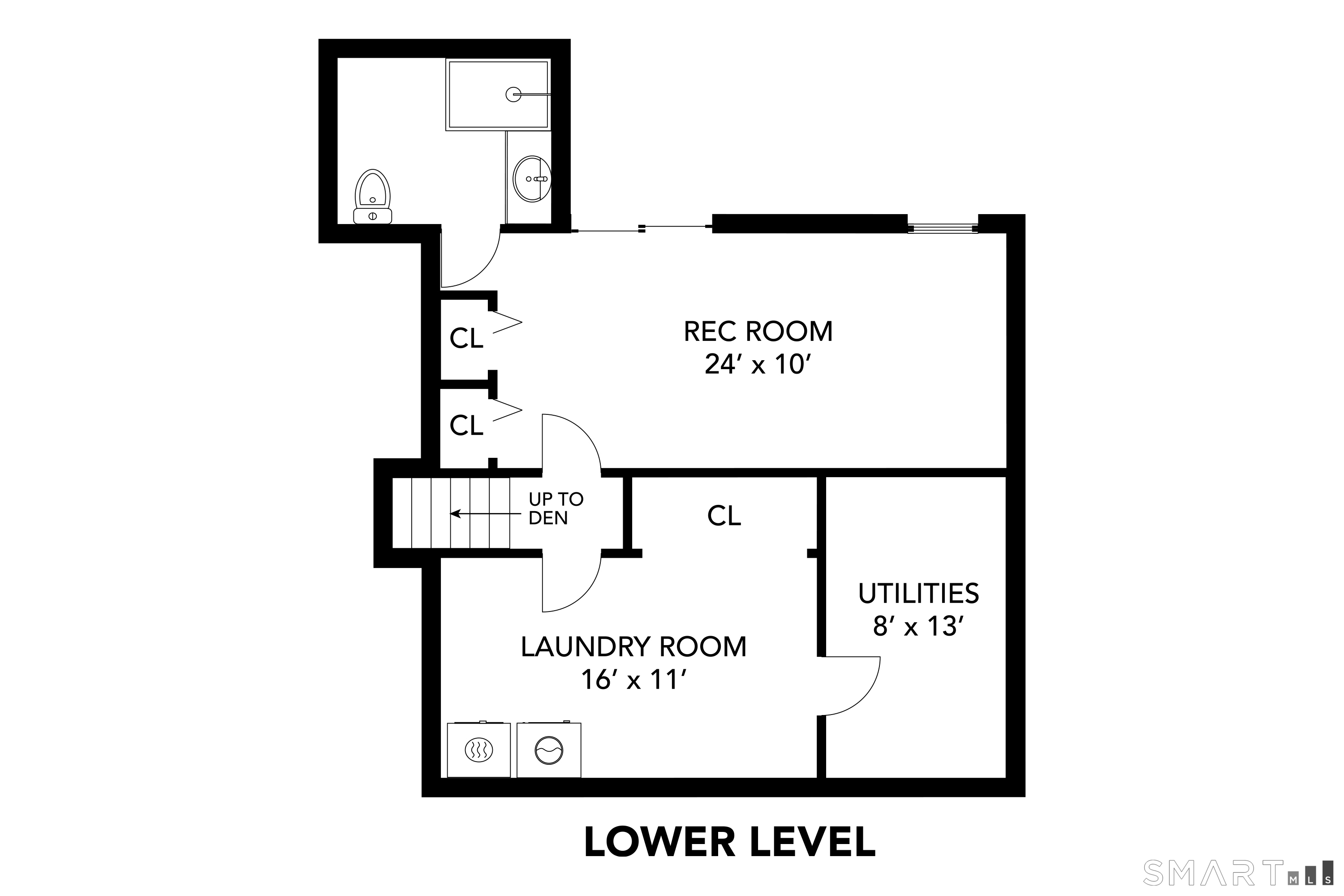 60 Ridgebrook Drive West Hartford, CT 06107 - Photo 40 of 40 floor plan lower level