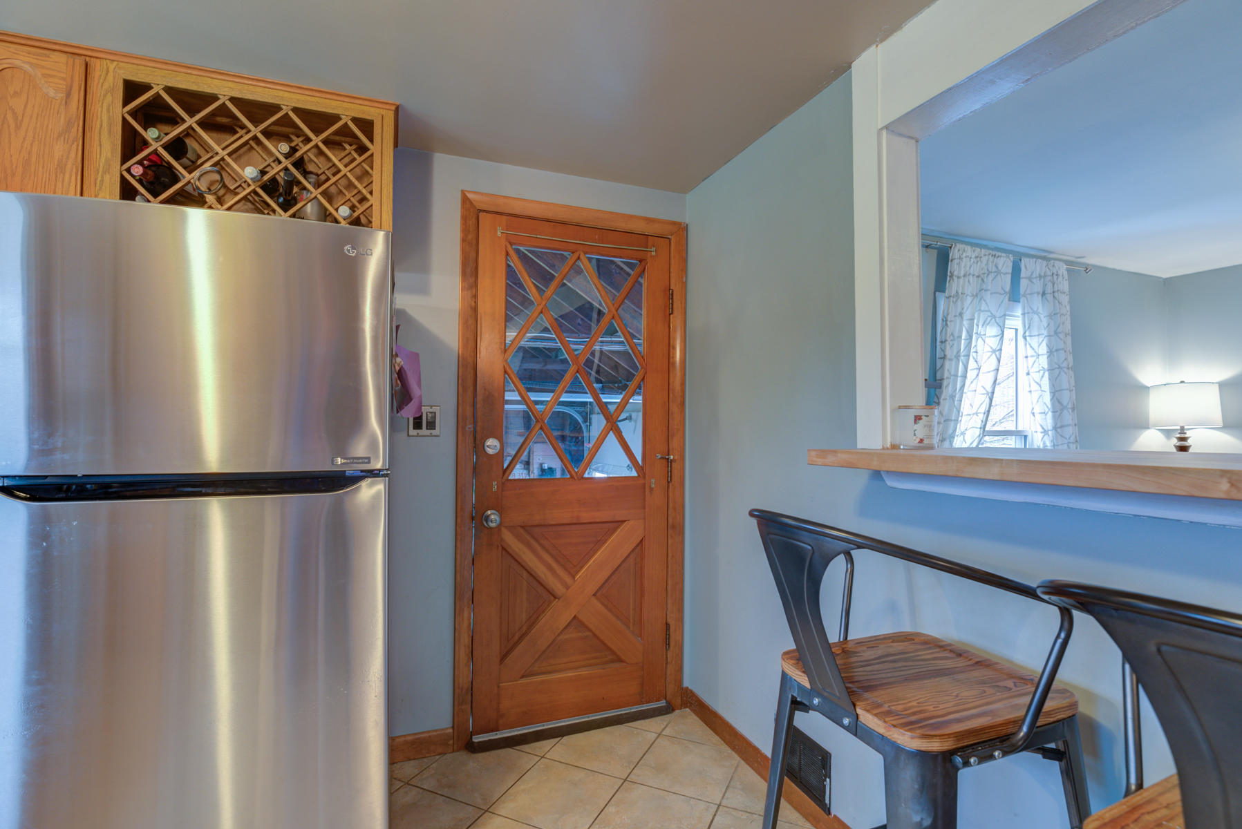 kitchen to garage