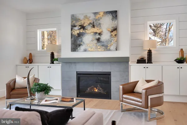 a view of a hallway view with staircase