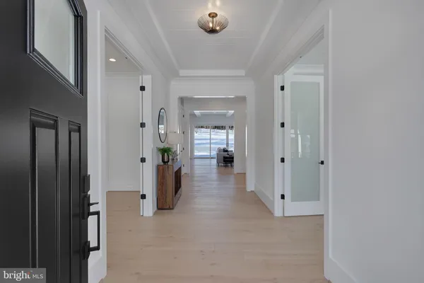 a kitchen with lots of counter top space