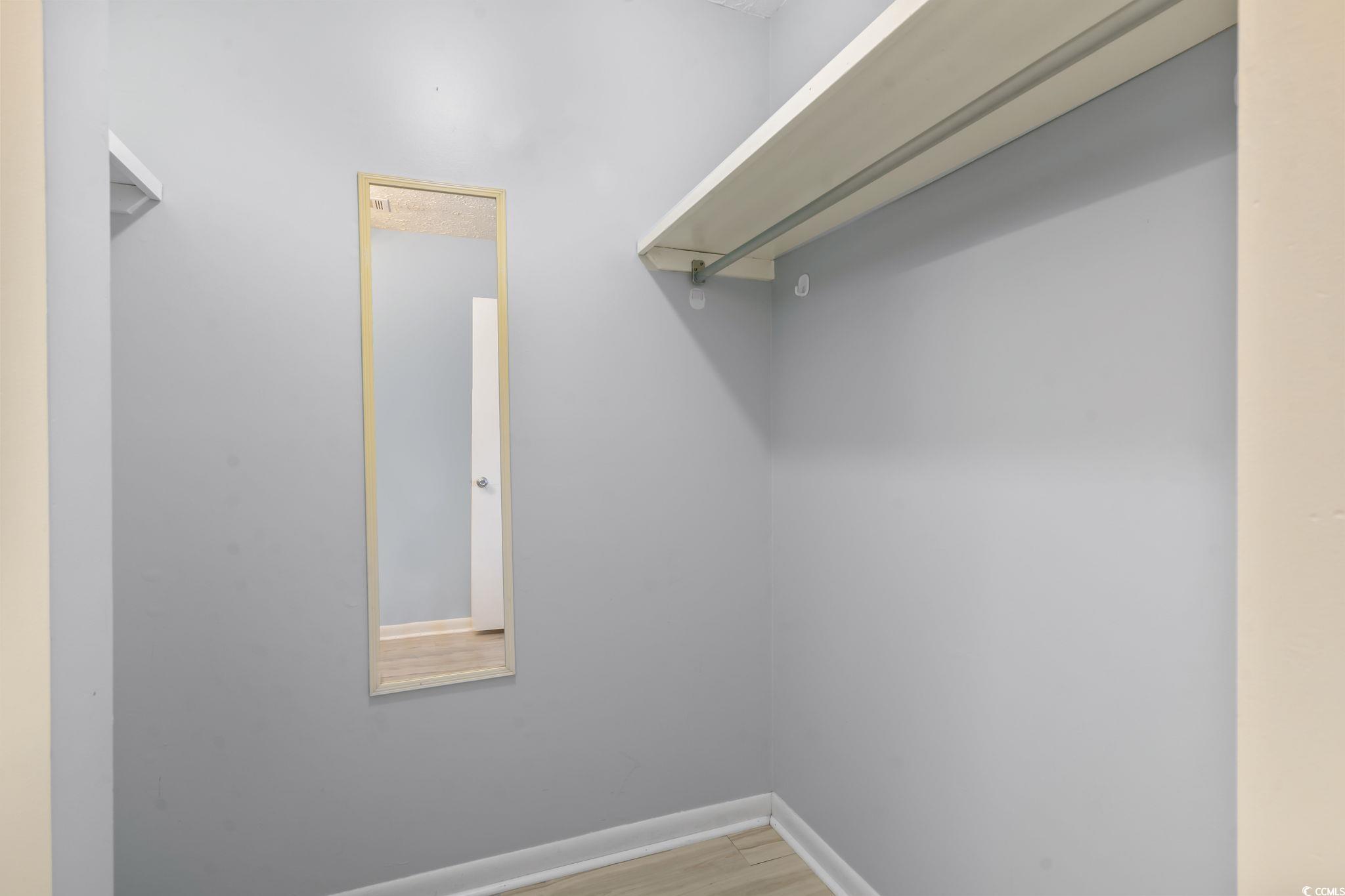 310 5th Avenue North, Unit 206 Surfside Beach, SC 29575 - Photo 20 of 40 Walk in closet featuring light wood-style floors