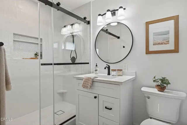 a view of swimming pool having outdoor seating