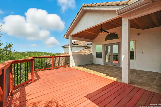 a view of deck with patio