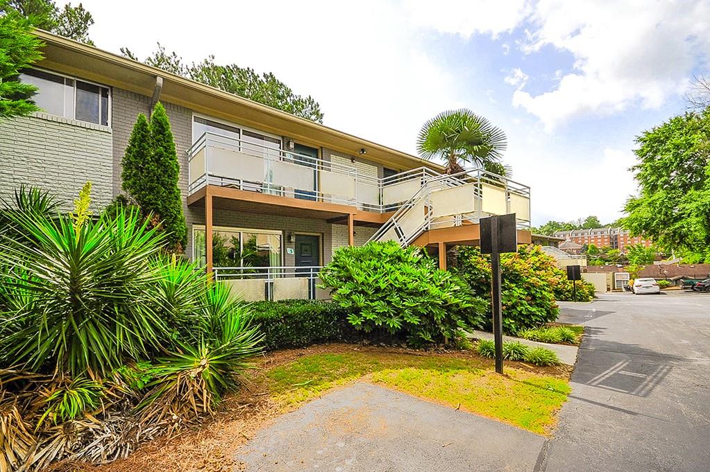 3044 Briarcliff Road Northeast, Unit 5 Atlanta, GA 30329 - Photo 1 of 1 Riviera Terrace....Cool Mid Century Modern 4 Sided Brick Condo with lots of Windows and Light
