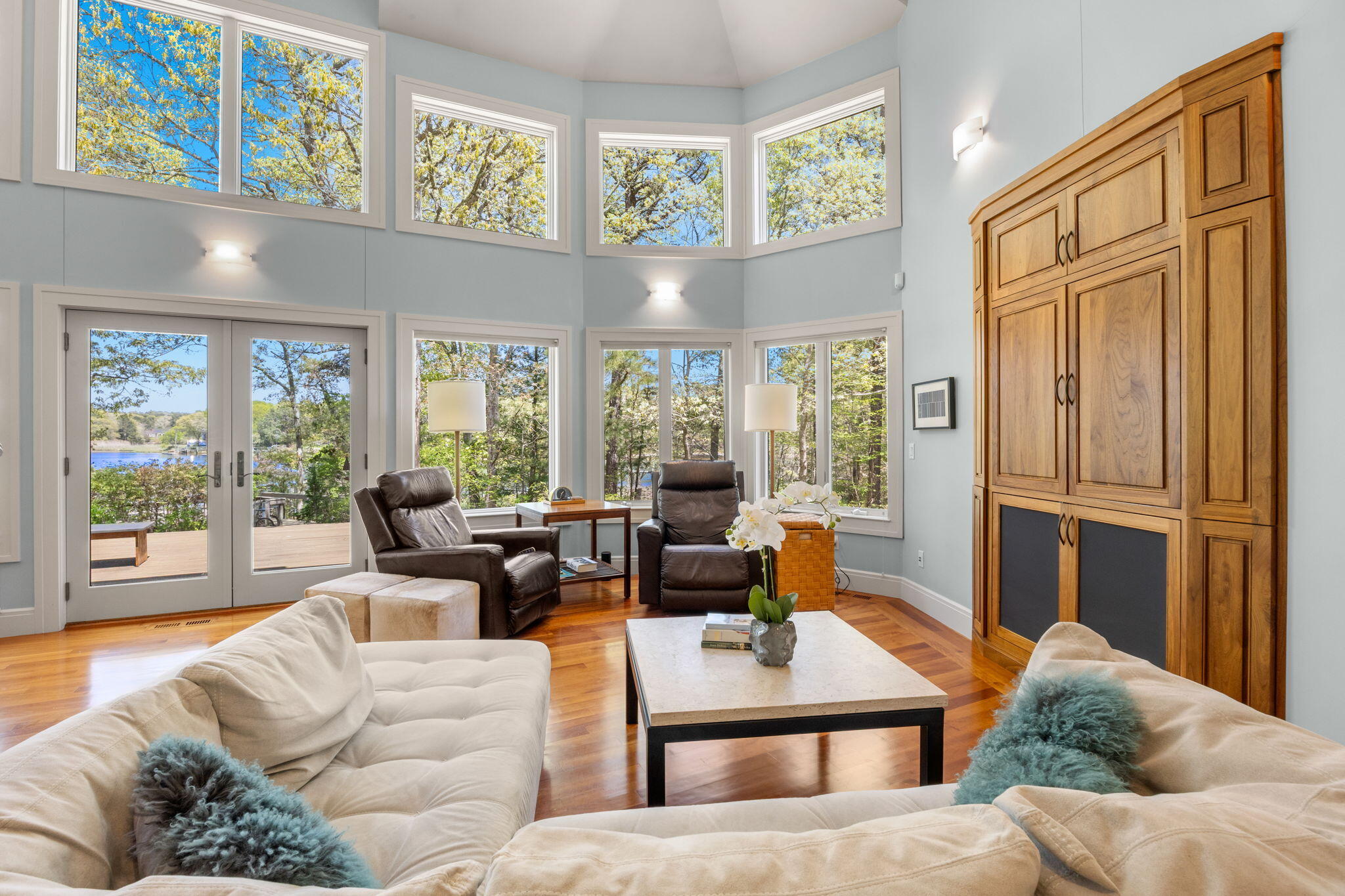 476 Baxter Neck Road Marstons Mills, MA 02648 - Photo 16 of 95 a living room with furniture and a large window
