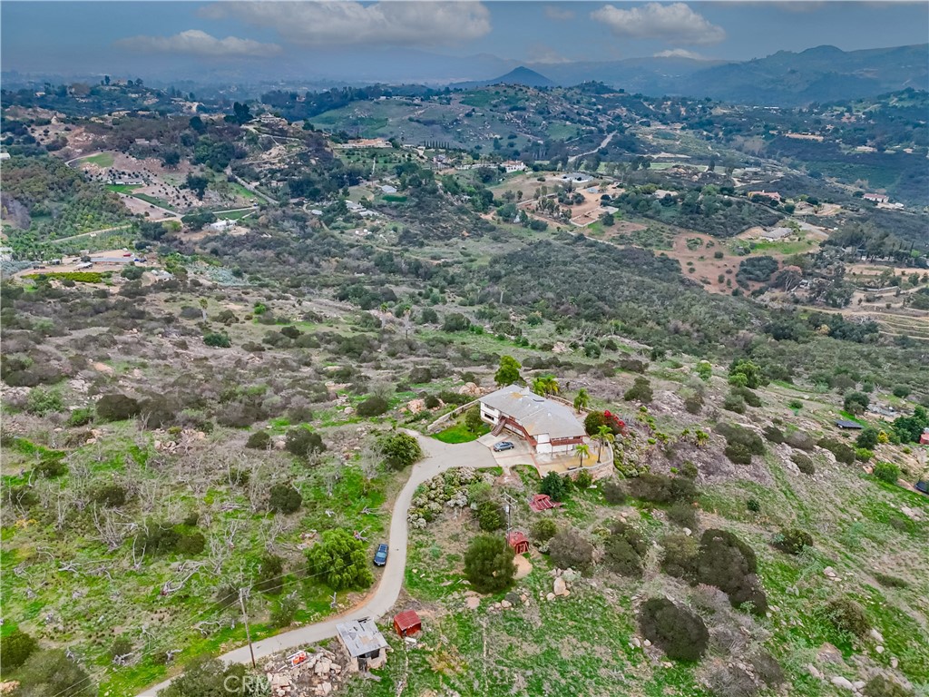 11905 Sierra Rojo Road Valley Center, CA 92082 - Photo 55 of 65 an aerial view of residential house with outdoor space