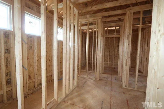 a view of an entryway with a glass door