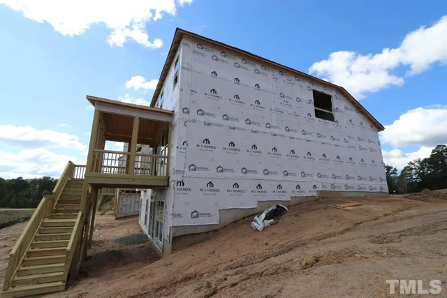 a front view of a large building