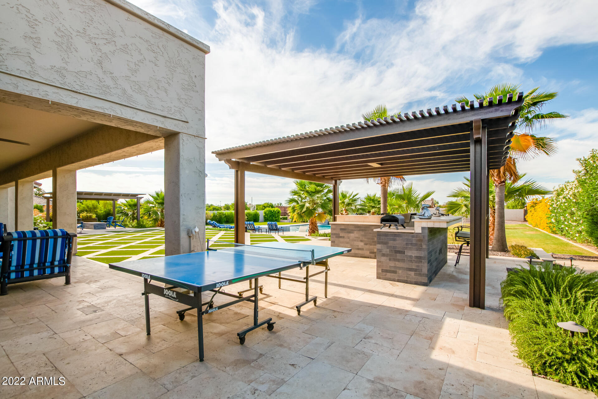 3296 East Vallejo Court Gilbert, AZ 85298 - Photo 101 of 122 Backyard - Built in BBQ