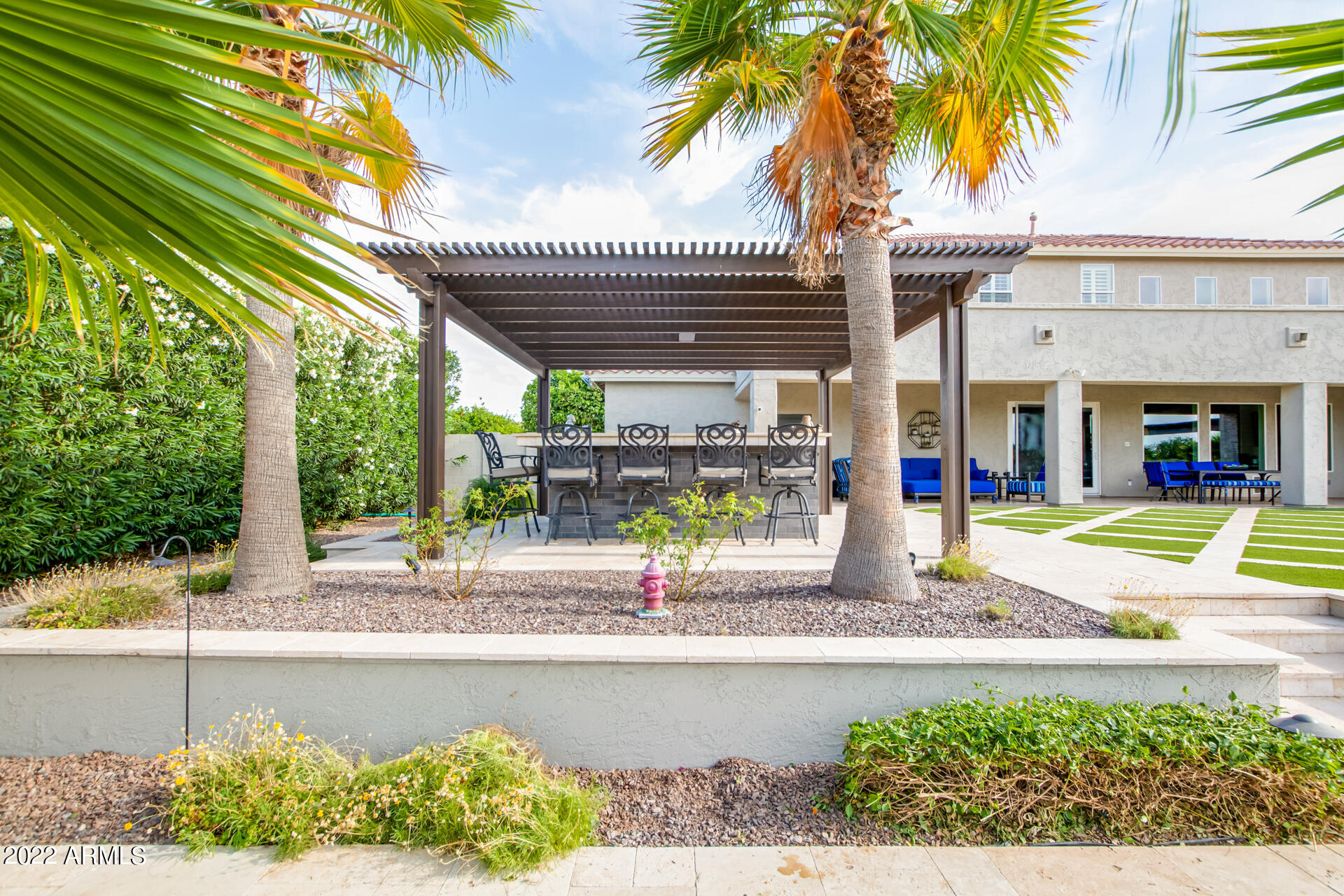 3296 East Vallejo Court Gilbert, AZ 85298 - Photo 107 of 122 Backyard - Lush Landscaping