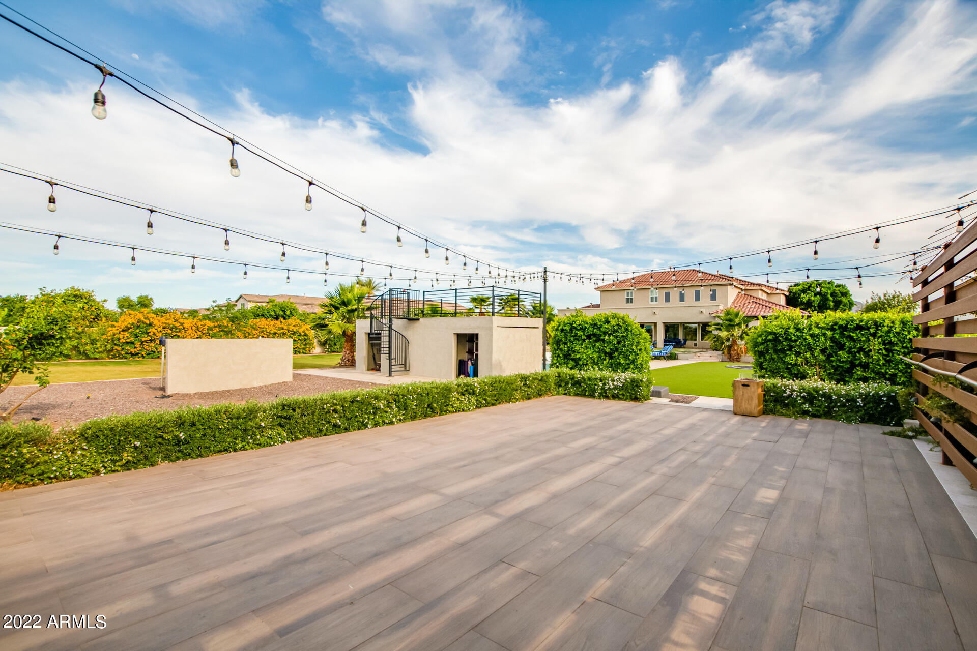 3296 East Vallejo Court Gilbert, AZ 85298 - Photo 118 of 122 Backyard - Outdoor Theater Area