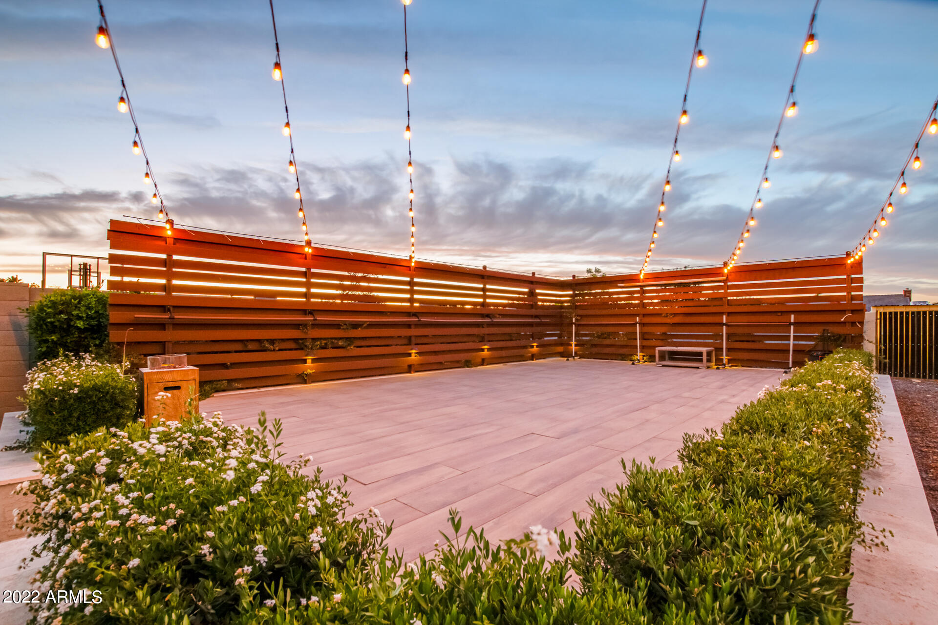 3296 East Vallejo Court Gilbert, AZ 85298 - Photo 27 of 122 Backyard - Outdoor Theater Space