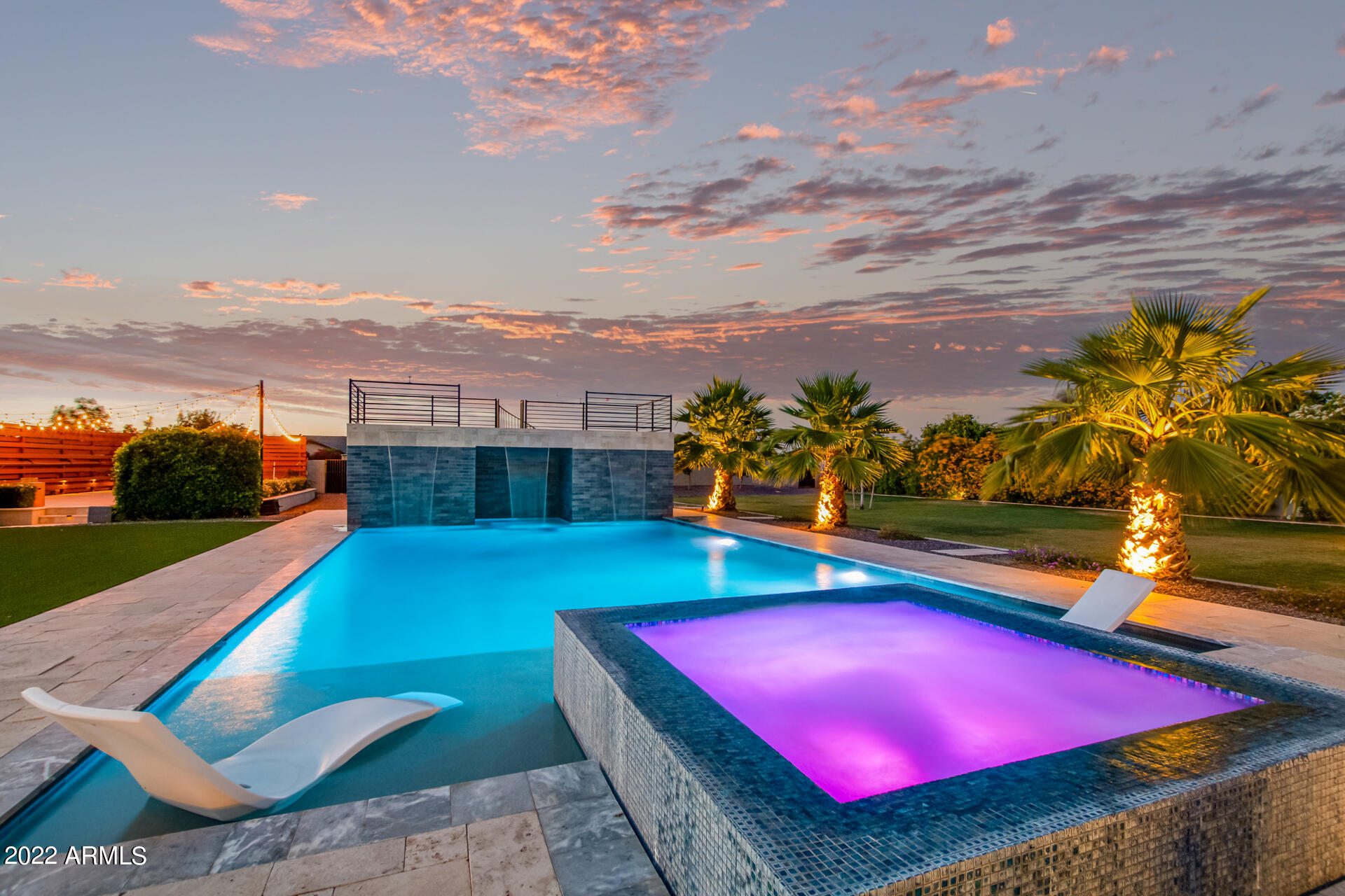 3296 East Vallejo Court Gilbert, AZ 85298 - Photo 8 of 122 Backyard - Custom Pool & Spa