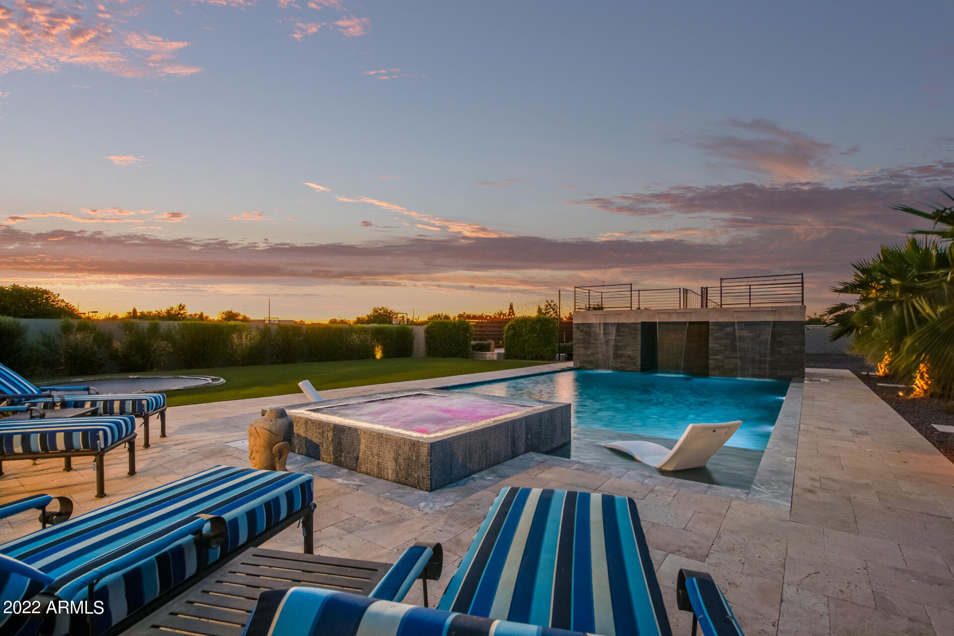 3296 East Vallejo Court Gilbert, AZ 85298 - Photo 10 of 122 Backyard - Custom Pool & Spa